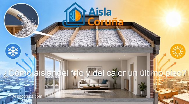 Cómo aislar del frío y del calor un último piso