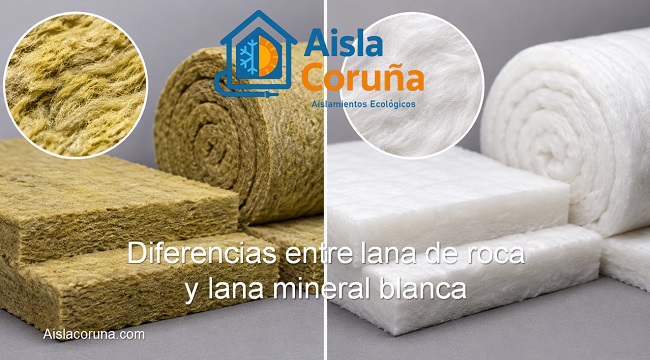 Diferencias entre lana de roca y lana mineral blanca