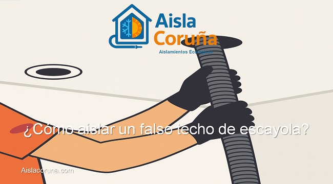 cómo aislar un falso techo de escayola