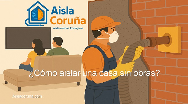 cómo aislar una casa sin obras