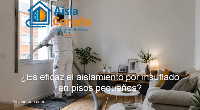 Es eficaz el aislamiento por insuflado en pisos pequeños