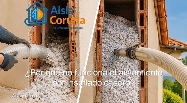 por qué no funciona el aislamiento por insuflado casero
